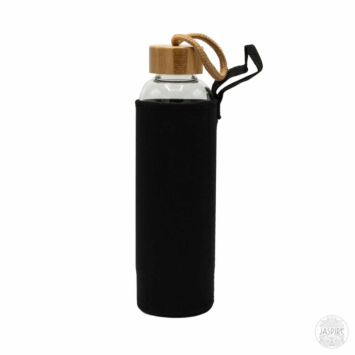 SKLENENÁ FĽAŠA NA VODU S ANJELOM Z RUŽENÍNA