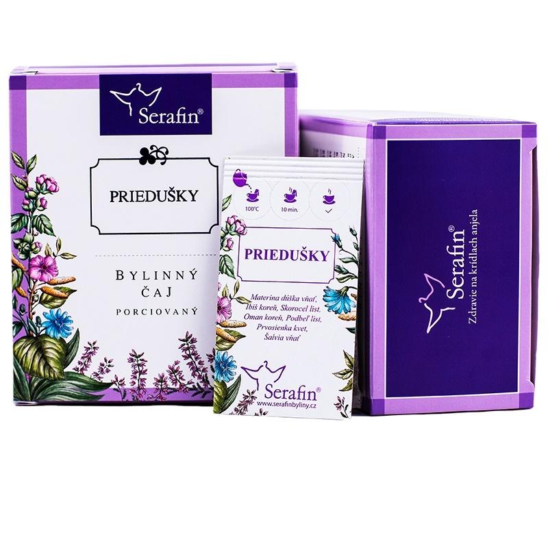 Priedušky - bylinný čaj porciovaný