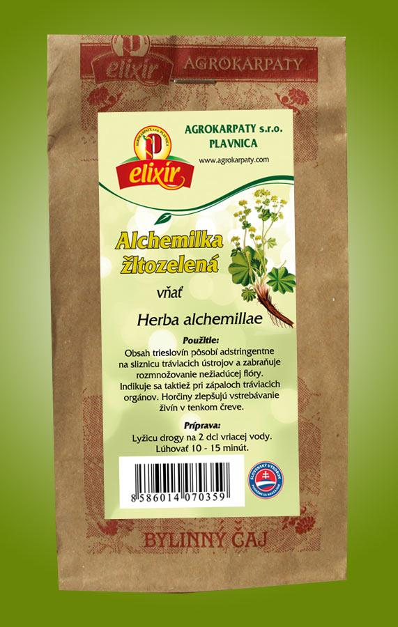 Alchemilka žltozelená - vňať