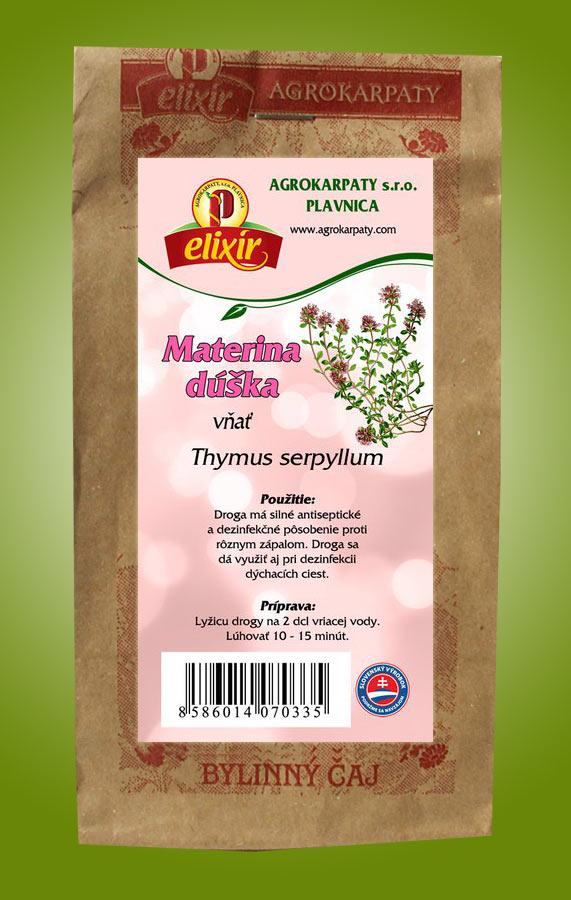 Materina dúška - vňať