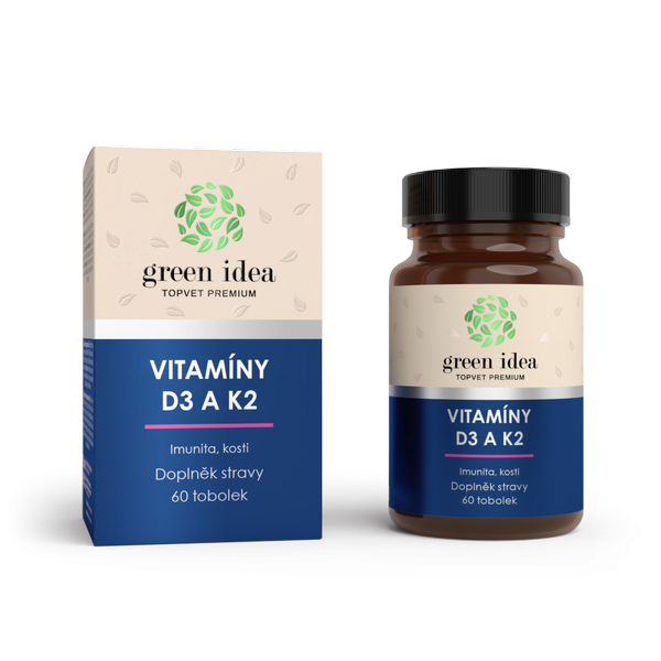 Vitamíny D3 a K2 / 60 toboliek