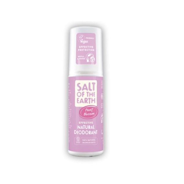 Prírodný kryštálový deodorant v spreji / kvet pivónie